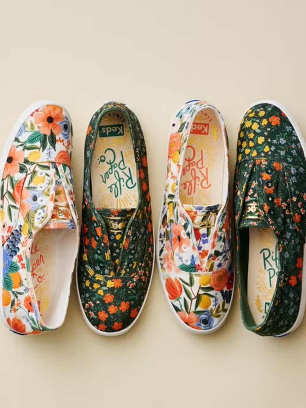 Keds x Rifle Paper Co. Women’s Garden Party Sneaker - Size 8 USA